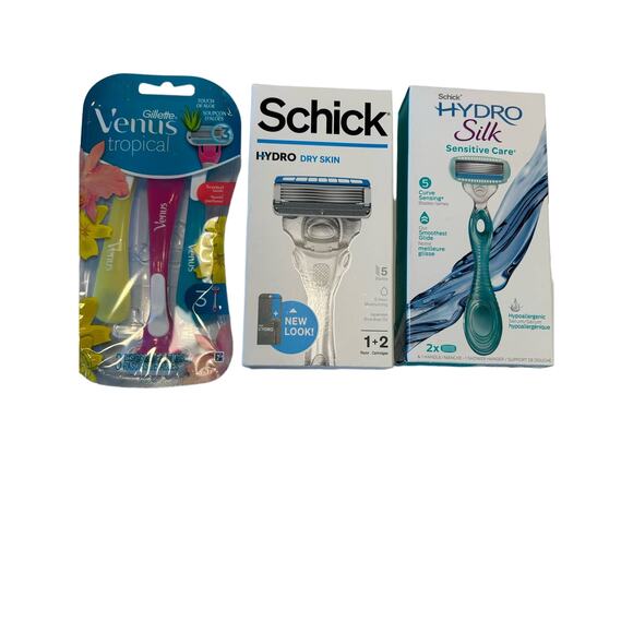 Razors bundle of 3 packs one listing Schick And Gillette (misc) - Picture 1 of 3